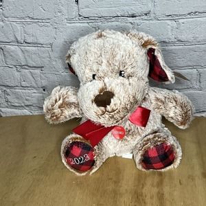 Chance & Friends CHANCE the Tan Dog, 11" Lg Plush Charity Dog Toy w Squeaker NWT